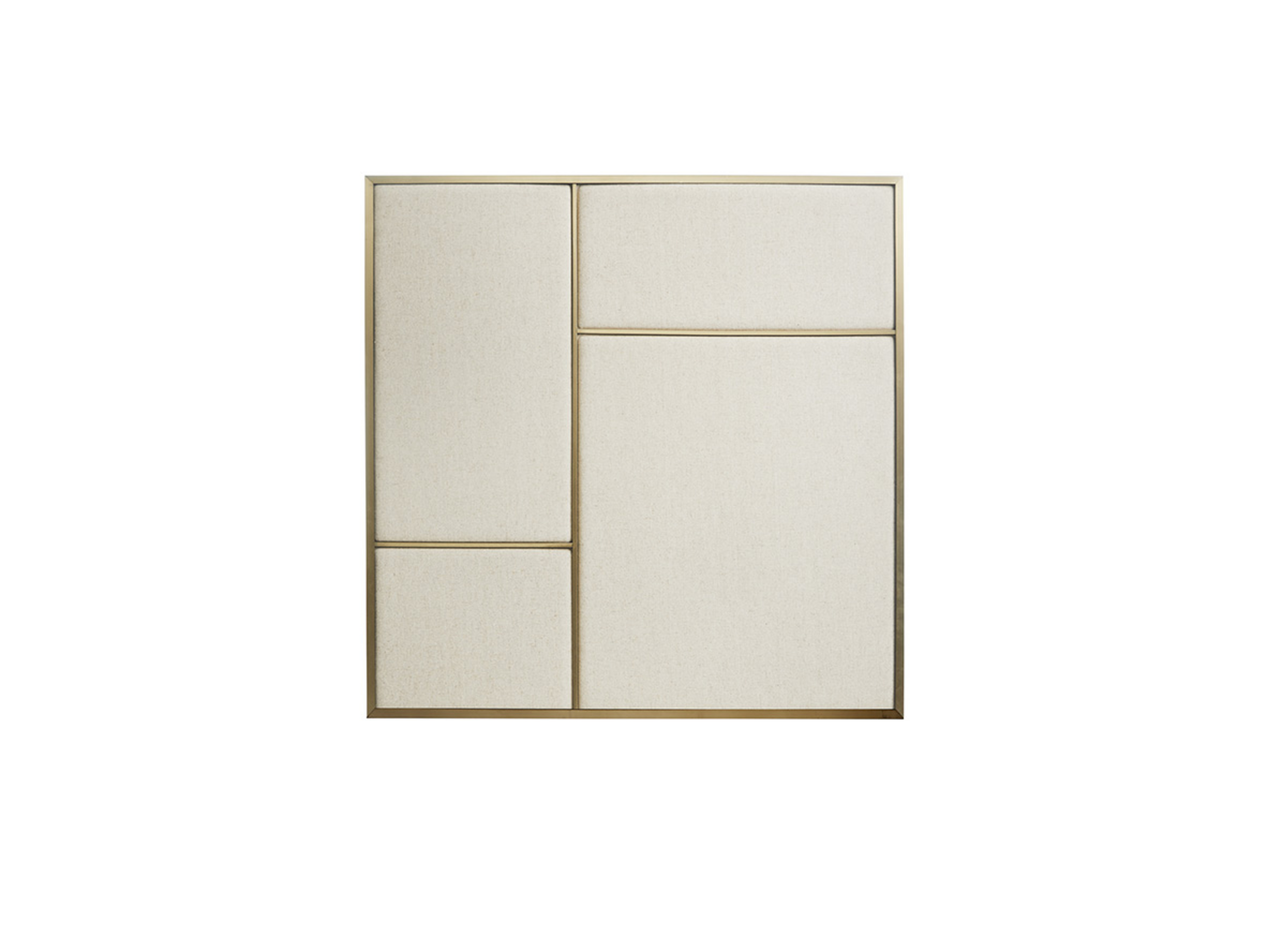 Nouveau Pin Medium Brass/Canvas – Please Wait to be Seated