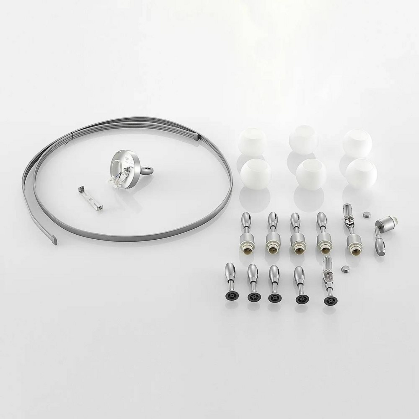 Peetz Ceiling Lamp Silver/White - Arcchio