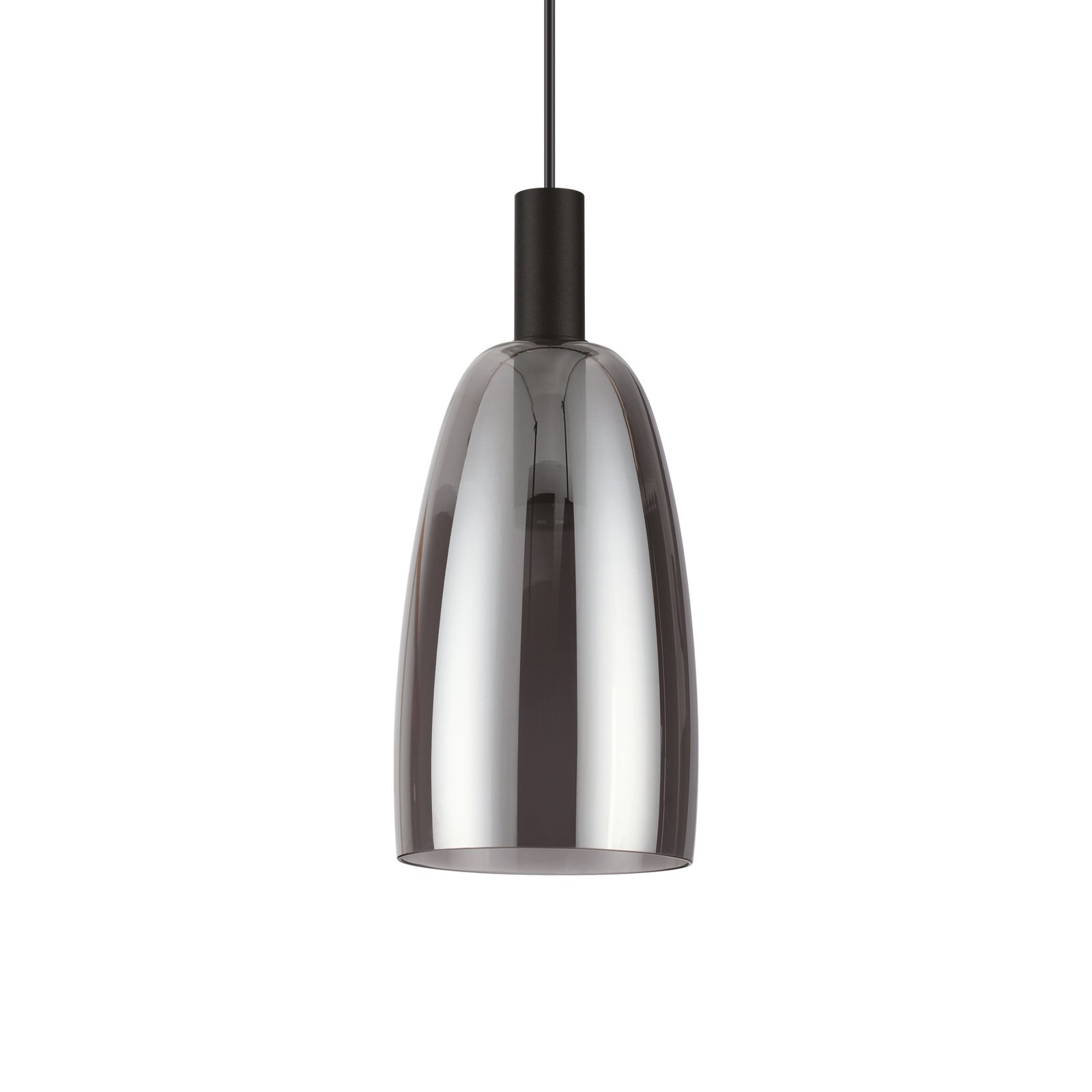 Ideal Lux Coco viseća lampa crno-dimno siva Ø 14cm