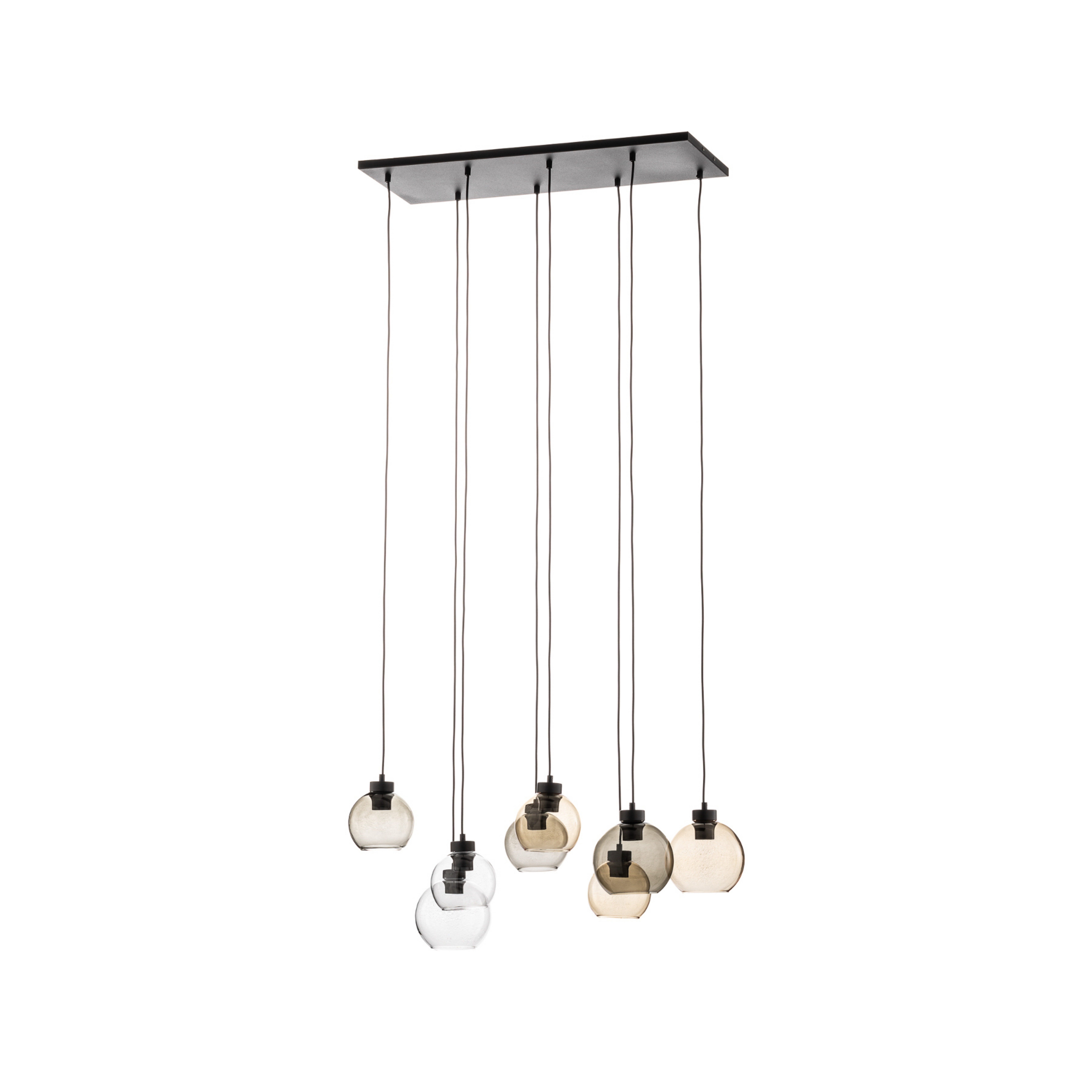 Suspension Cubus 8 Clear/Smoke/Amber - Euluna