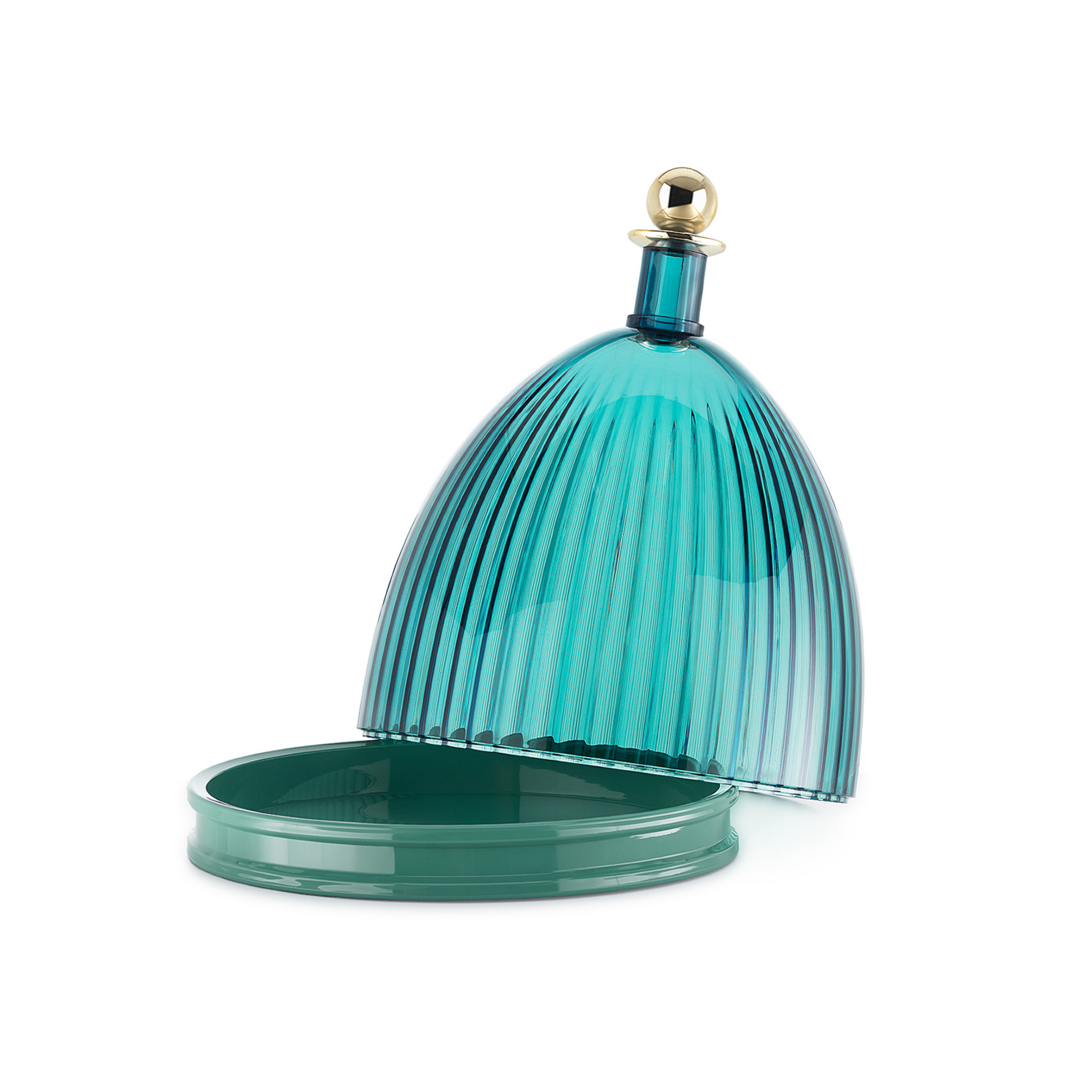 Ukrasna zdjela La Coupole, zelena, visina 30,5 cm - Kartell