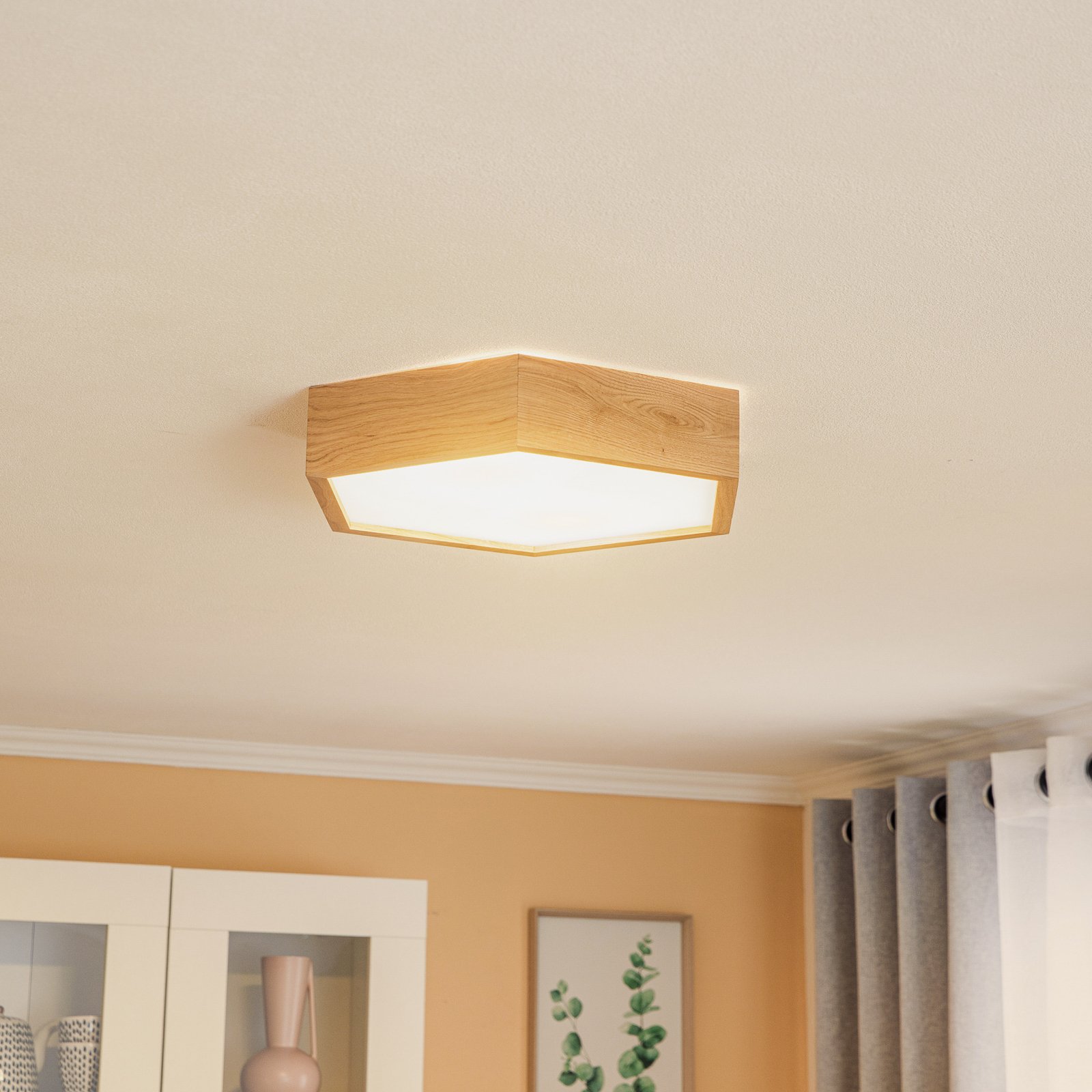Hagen Deckenleuchte Eiche 43 cm - Envostar