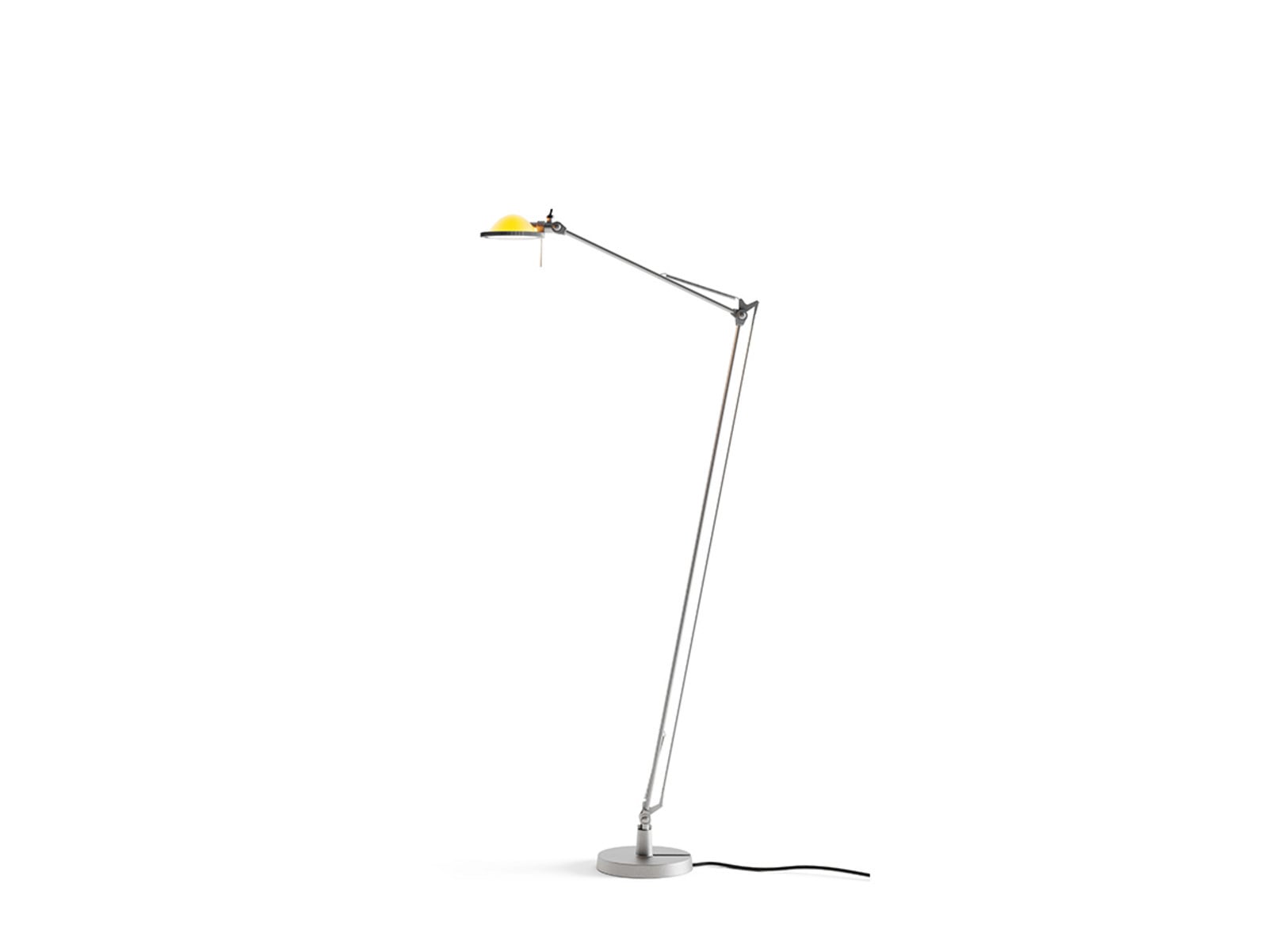 Berenice gulvlampe, aluminium, hoved gul Luceplan - Stue - Design - Metal - Med én lyskilde