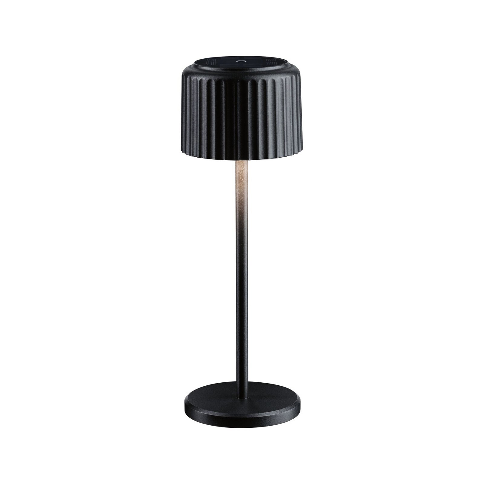 Lampa de masă solară LED Paulmann Else, negru, IP44 dimabil Lampa de masă solară LED Paulmann Else, negru, IP44 dimabil