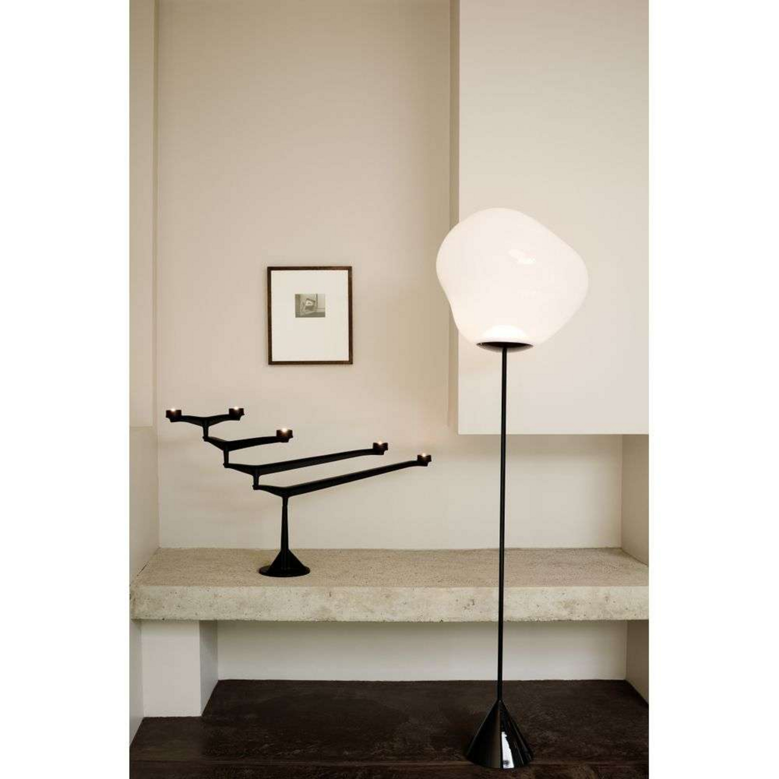 Globe Cone Slim Lampadar Opal - Tom Dixon