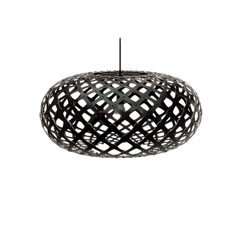 david trubridge - Kina Hanglamp Ø80 Zwart 2 Kanten