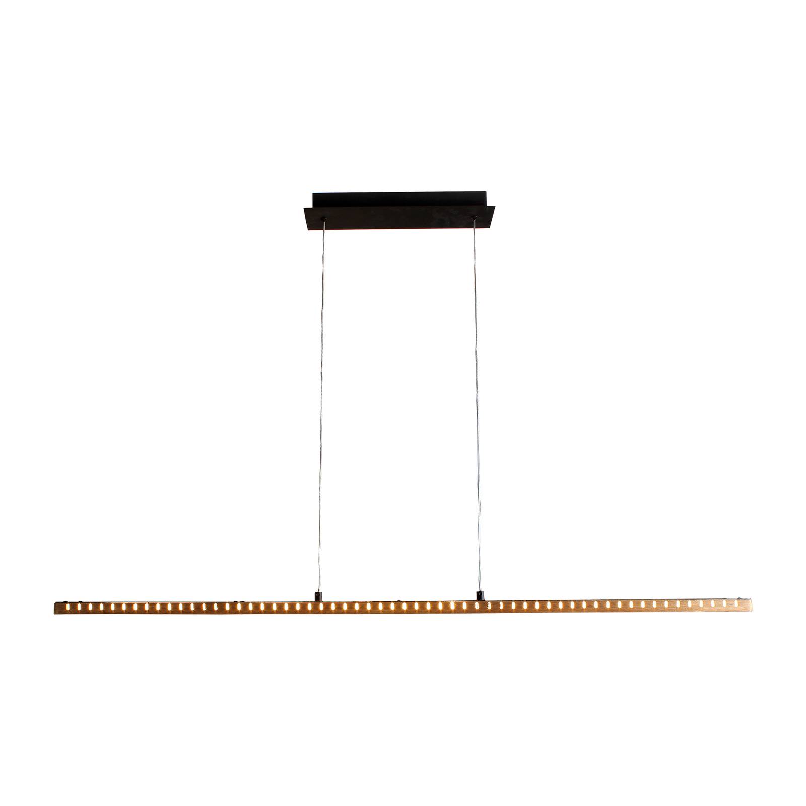 Suspension LED Solaris 3-step-dim bois 120 cm