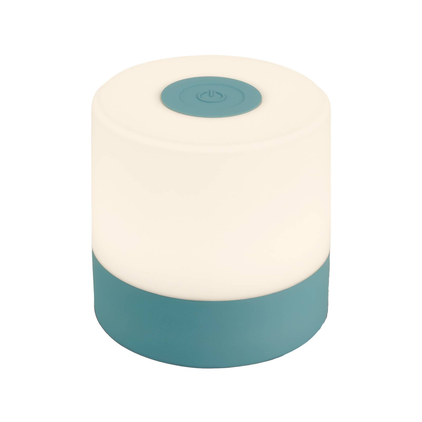 LED-Akku-Tischleuchte Smal, blau, 2.700K, dimmbar