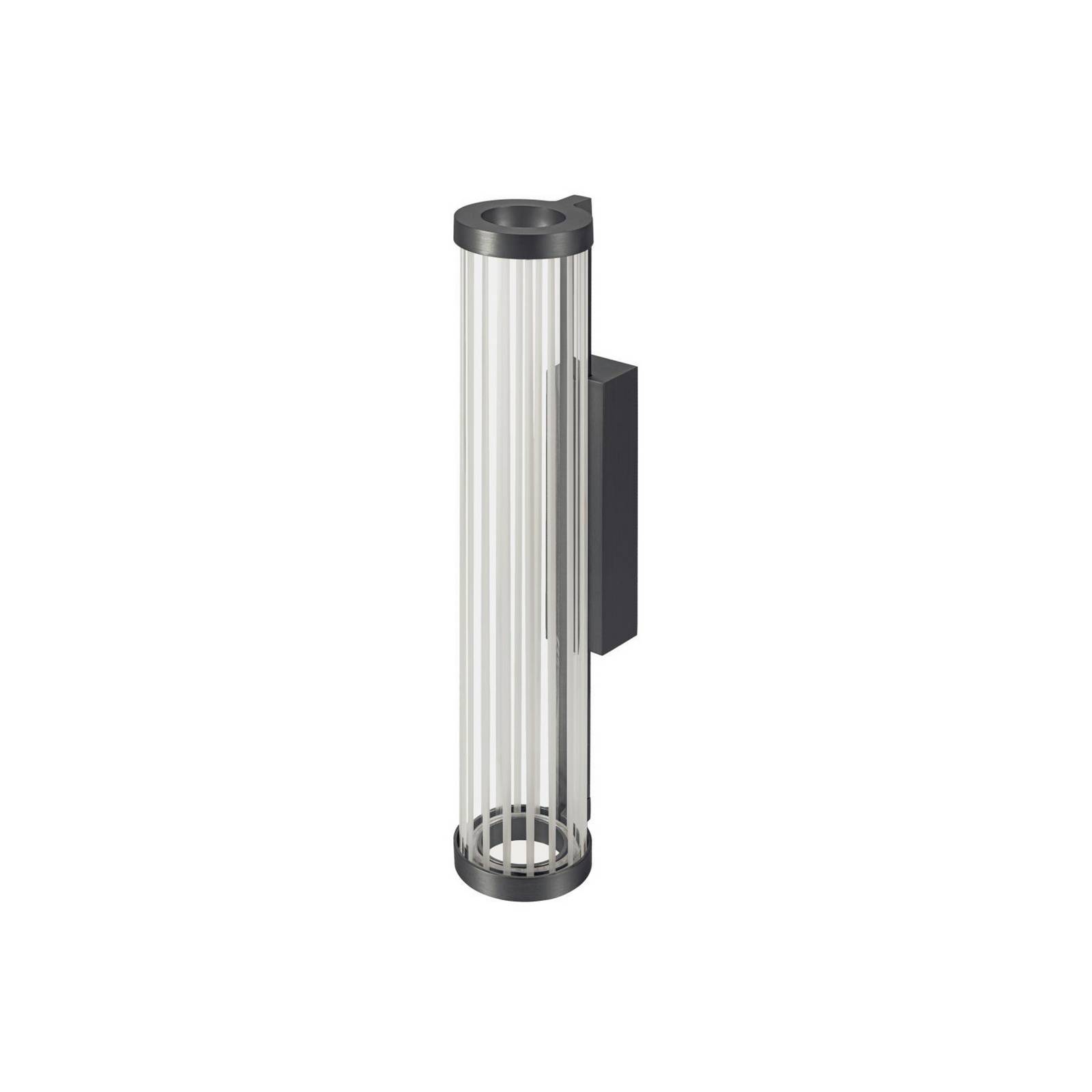 SLV LED-Wandlampe Quimera, bronzefarben, Höhe 41 cm, CCT