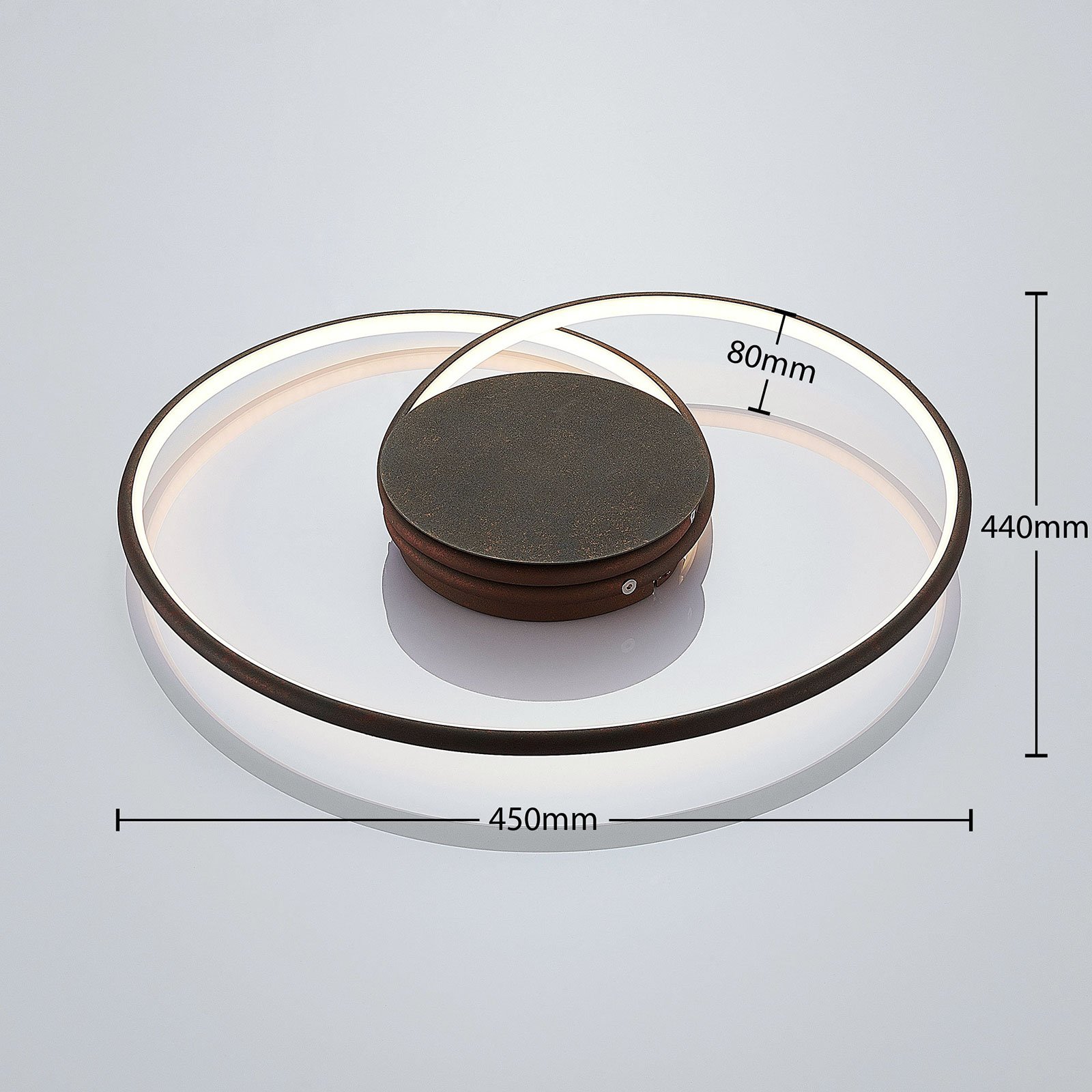Joline LED Candeeiro de Tecto Ø45 Rust - Lindby