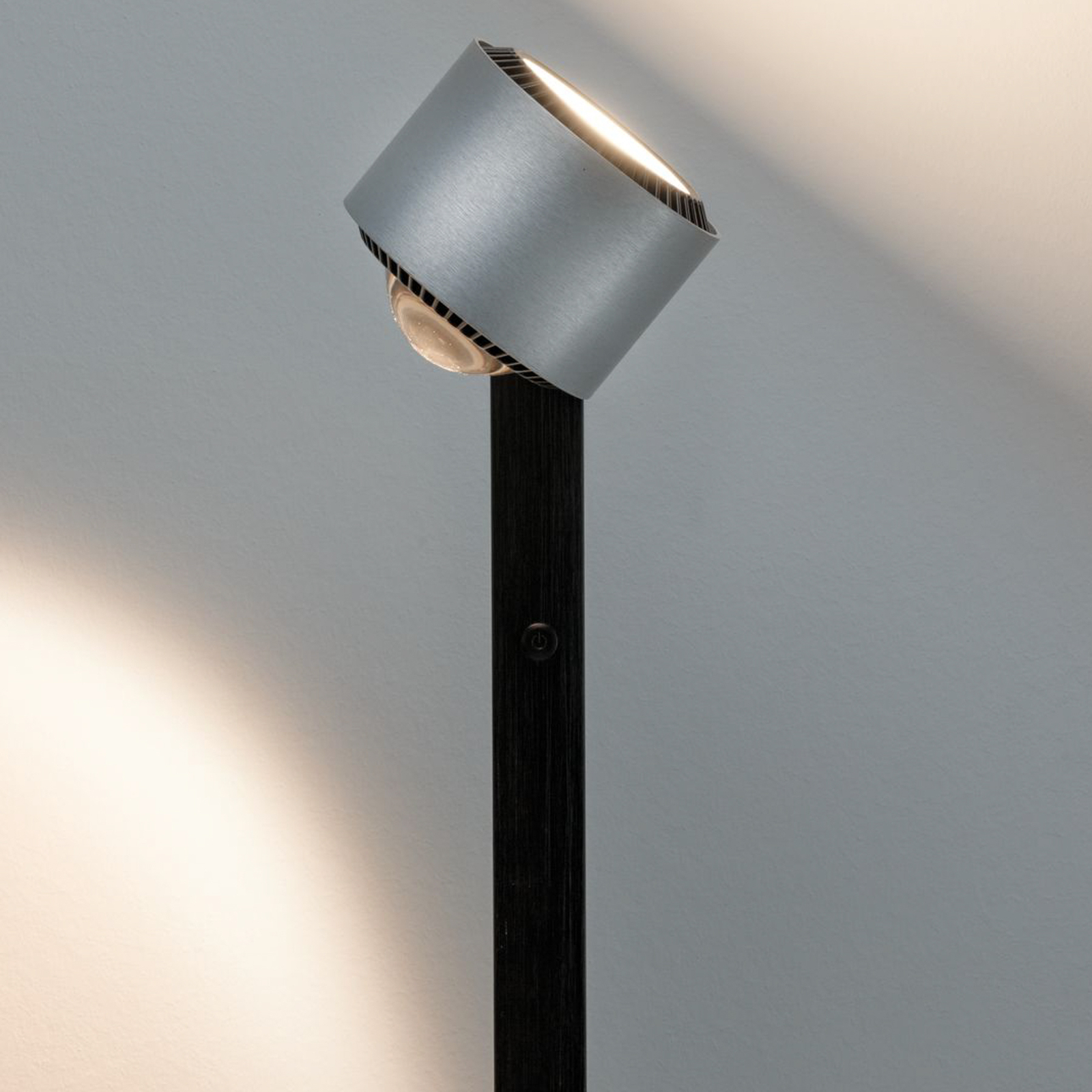 Aldan Floor Lamp Dim. Black/Brushed Alu - Paulmann
