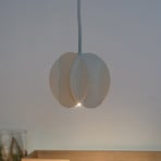 Lampa wisząca GAMBIT, kremowy biały, Ø 10 cm, metal, GU10