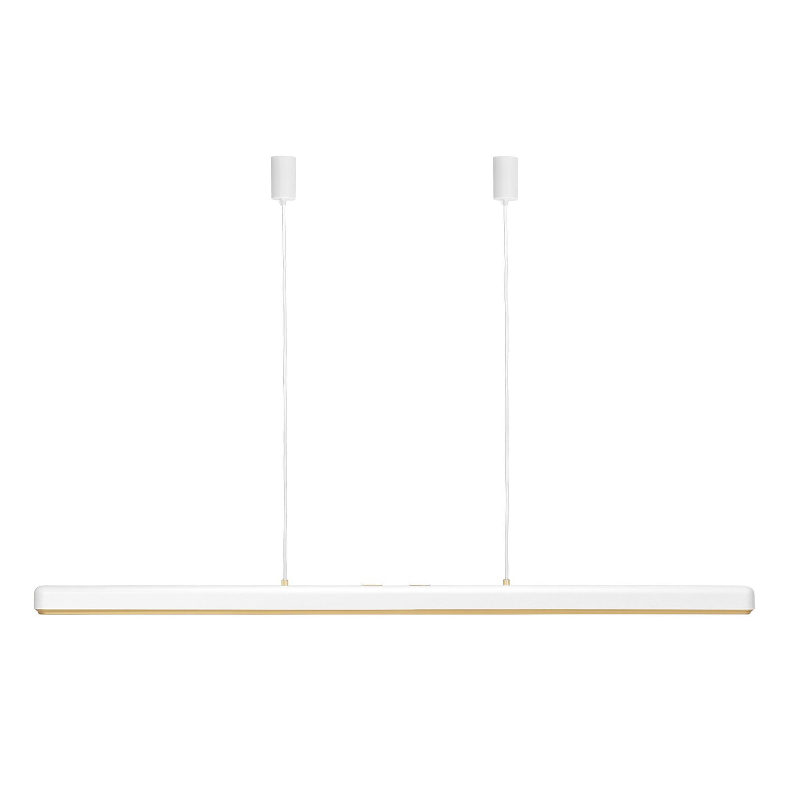 UMAGE Candeeiro suspenso LED Hazel Branch, branco/latão, 150 cm