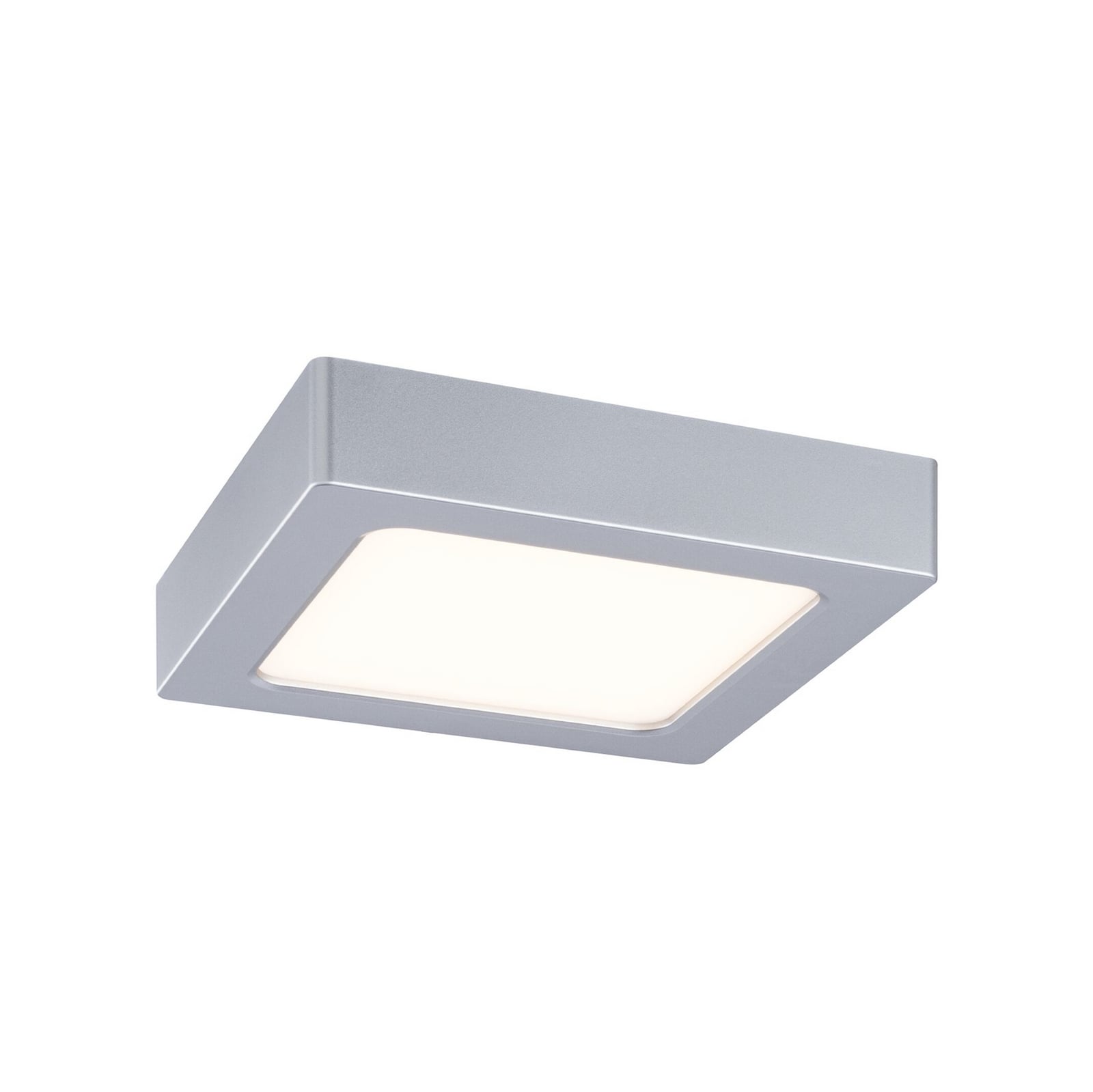 Paulmann LED-panel Abia 2, längd 17 cm, krom, CCT, plast