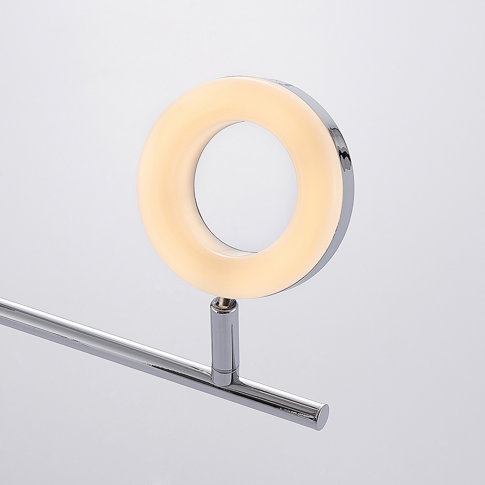 ELC Tioklia LED-Deckenlampe, chrom, sechsflammig