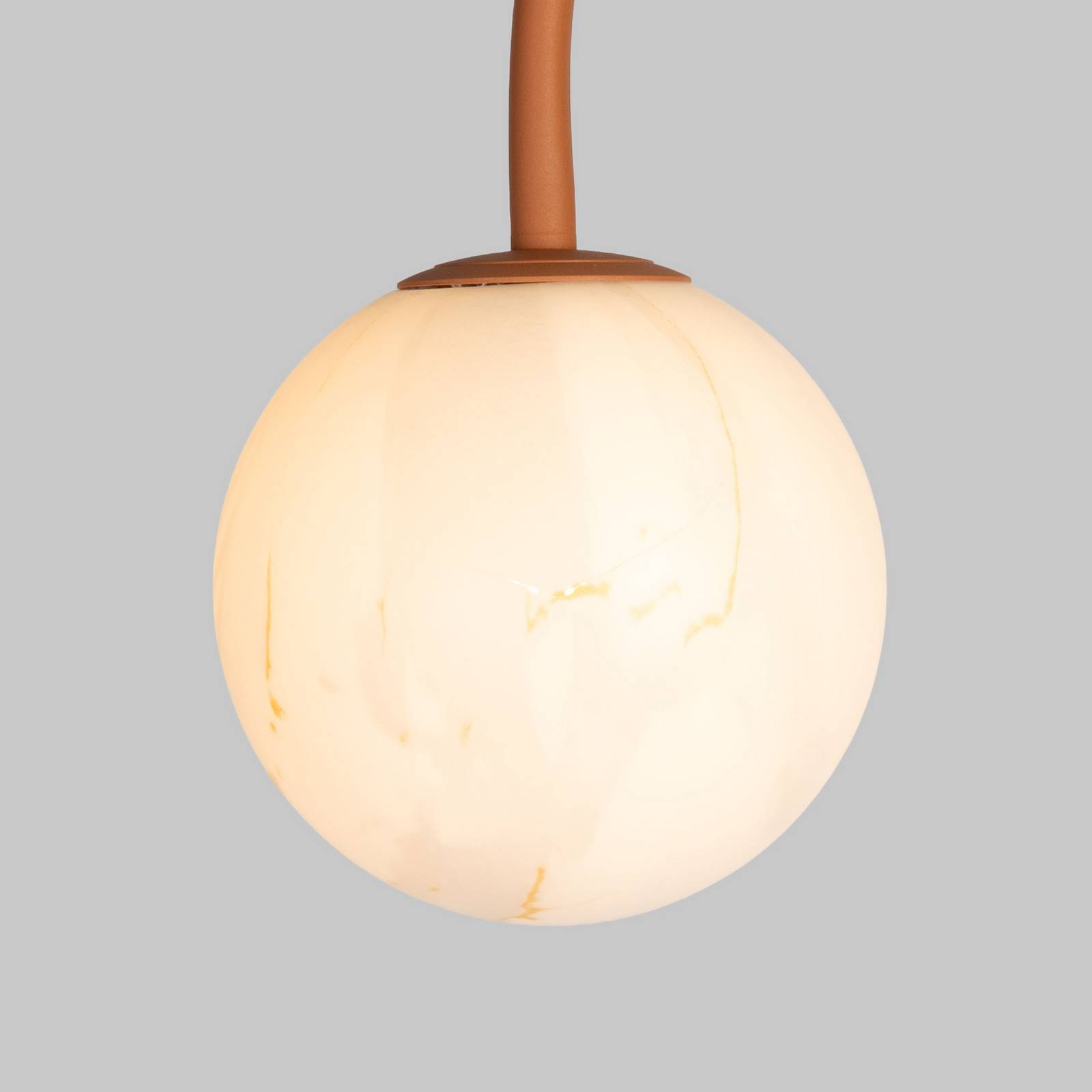 IT'S ABOUT ROMI Lampa łukowa Tivoli Travertin terra Wysokość 160 cm