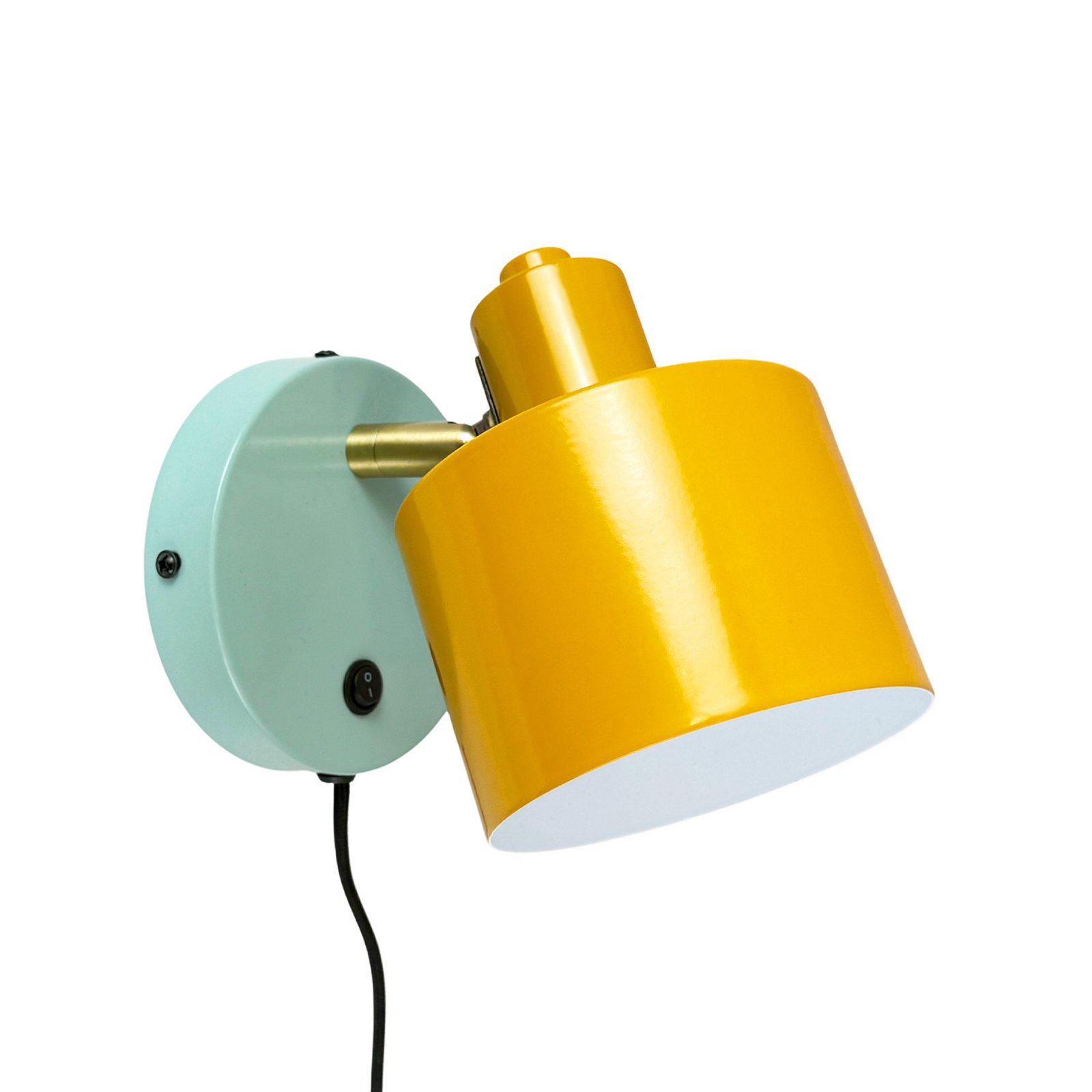 Ocean Wandlampe, curry/türkis, Ausladung 21cm, Dyberg Larsen