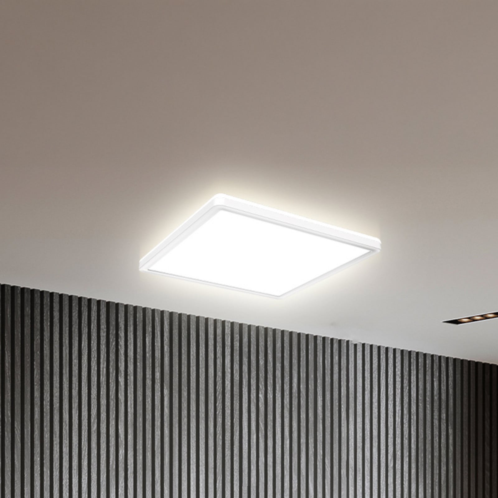 B.K. Licht Panou LED Eki 29 x 29 cm alb Step-dimabil iluminare din spate 4.000K - Studiu / Birou - Plastic