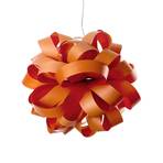 LZF Agatha Ball hanging light, 84 x 80 cm, orange