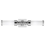 Payne Ornate væglampe, krom, højde 56 cm, IP44 – Elstead