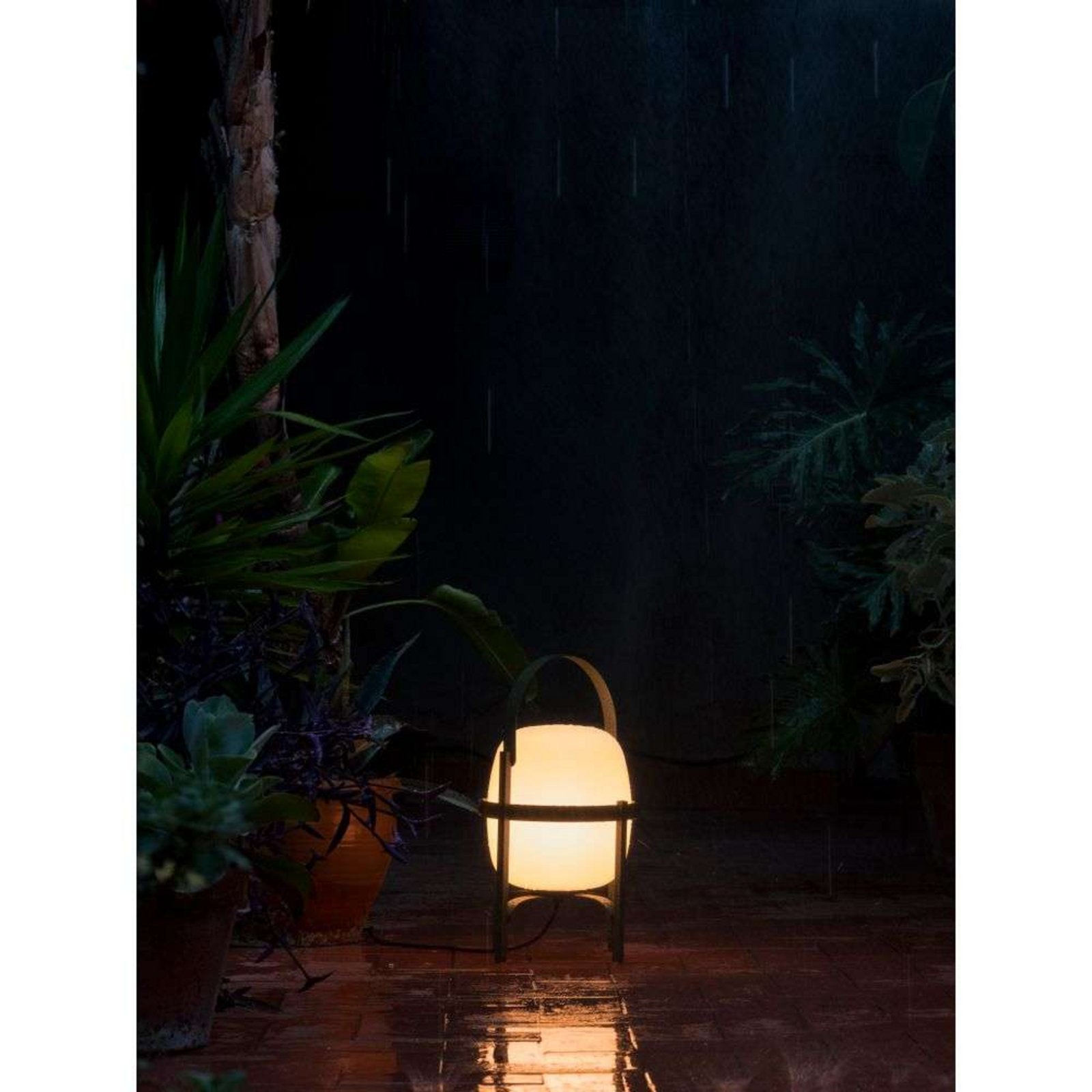 Cesta Exterior Lampadar de Exterior Black - Santa & Cole