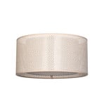 Lindby Deckenleuchte Soula, Ø 40 cm, beige, Kunststoff, E27