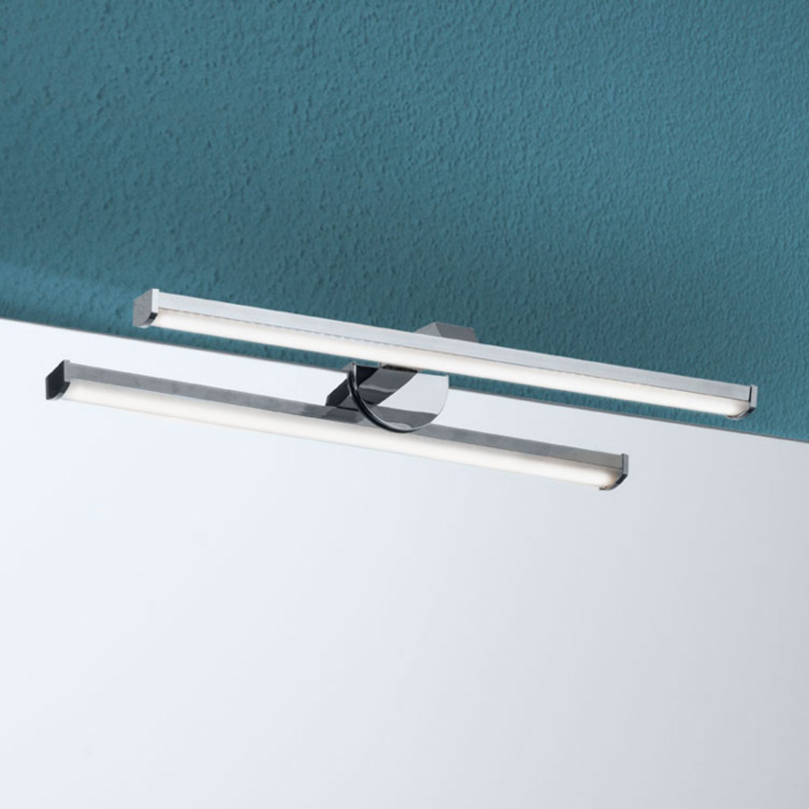 Orion Slim LED mirror light Levon, 30 cm, for Bathroom, aluminium, plastic, 6 W, energy efficiency: A+, W: 30 cm, H: 2.7 cm