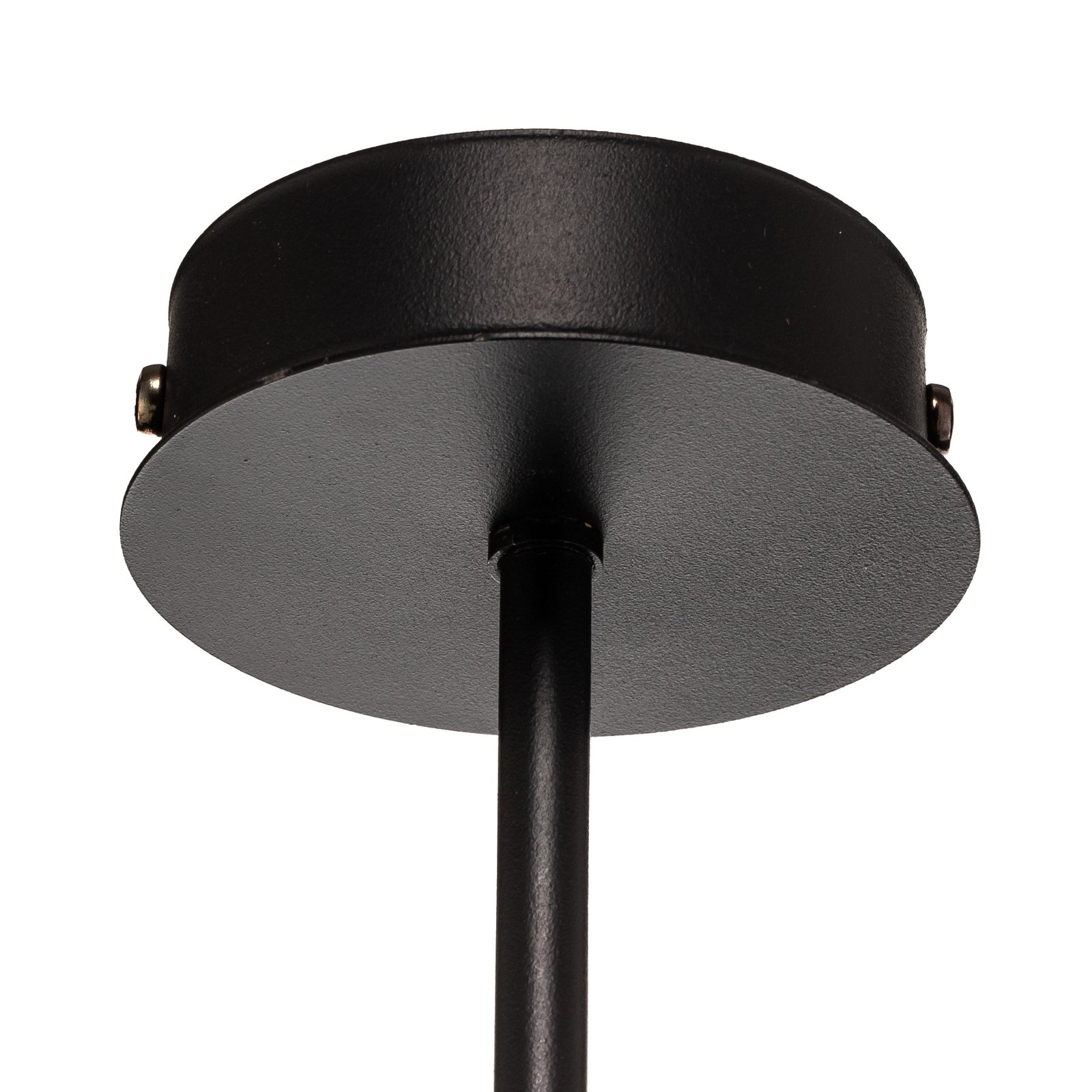 Plafondlamp Hunter, zwart/opaal, 4-lamps