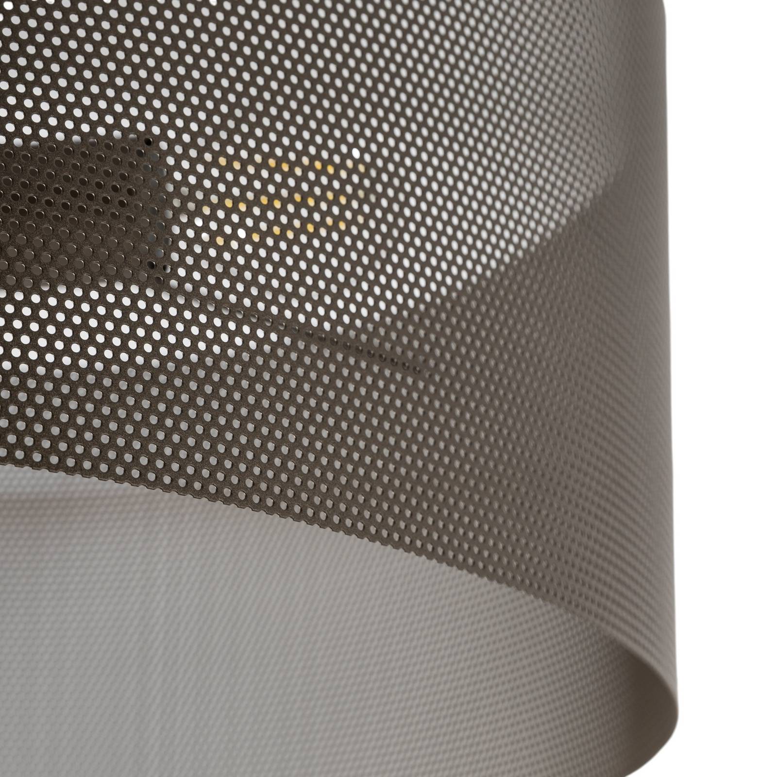 Deckenlampe Zofia, kaffeebraun, Metall, Ø 50 cm, 3-flg., E27 günstig online kaufen