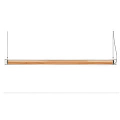 LZF Estela SH LED-hængelampe, 120 cm, bøg naturlig