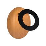Paul Neuhaus Nevis applique LED en bois, ronde