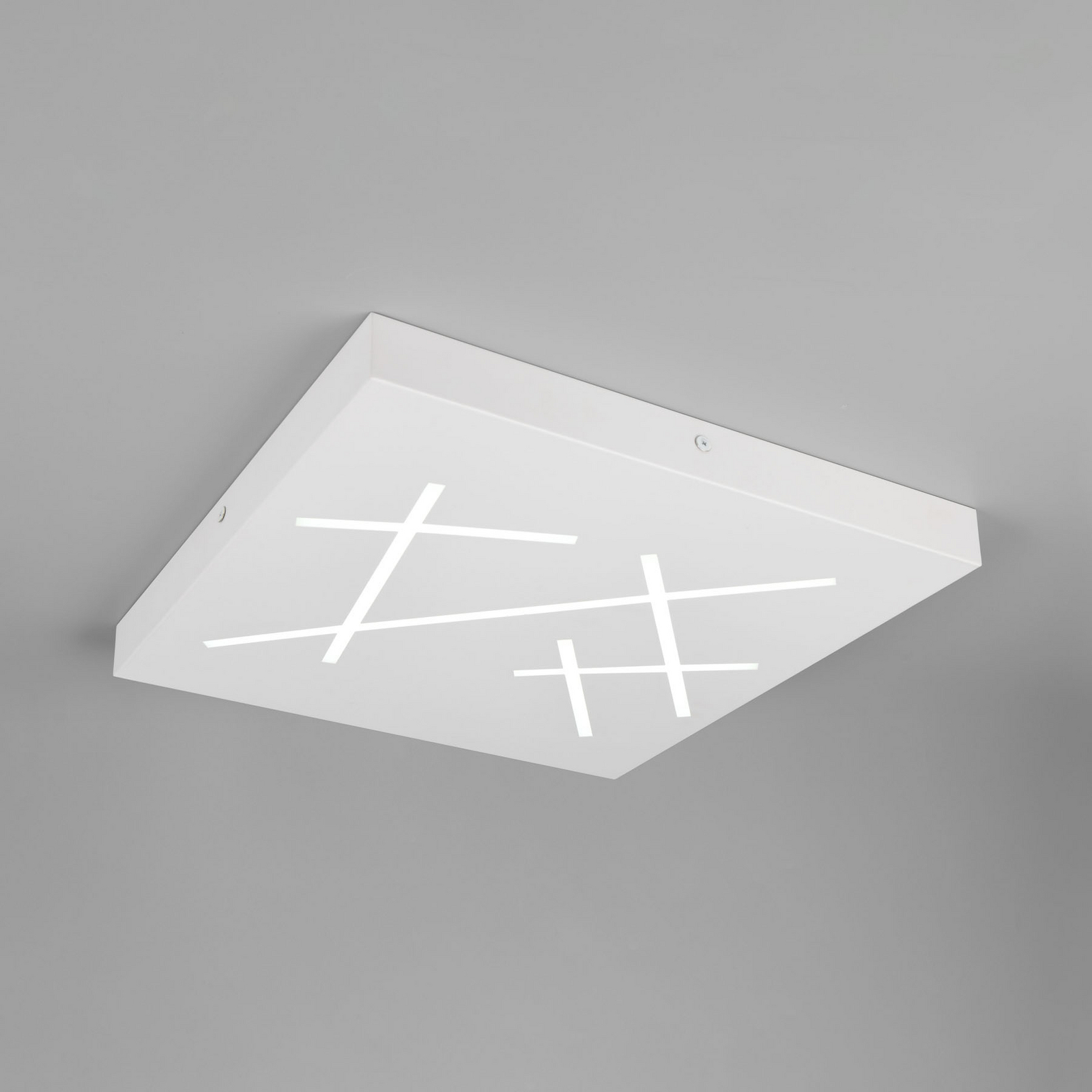 LED-taklampa Snip, matt vit, längd 50 cm, metall, CCT LED-taklampa Snip, matt vit, längd 50 cm, metall, CCT