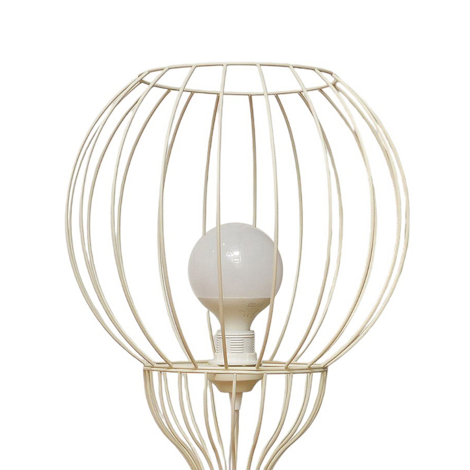 Mercure floor lamp, sand, metal/plastic, height 93 cm