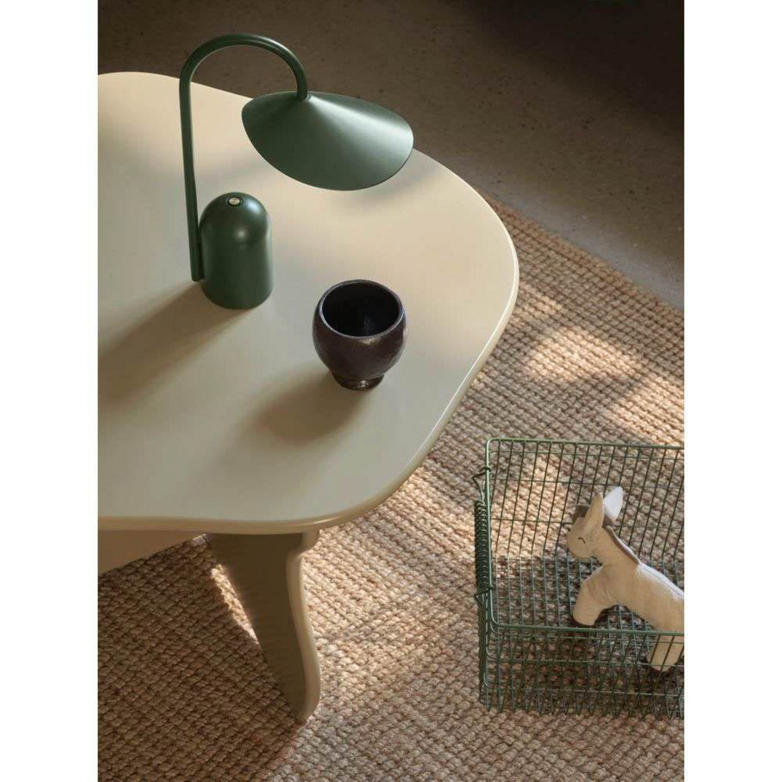 Cala Stackable Baskets Set of 2 Verdant Verde - Ferm Living