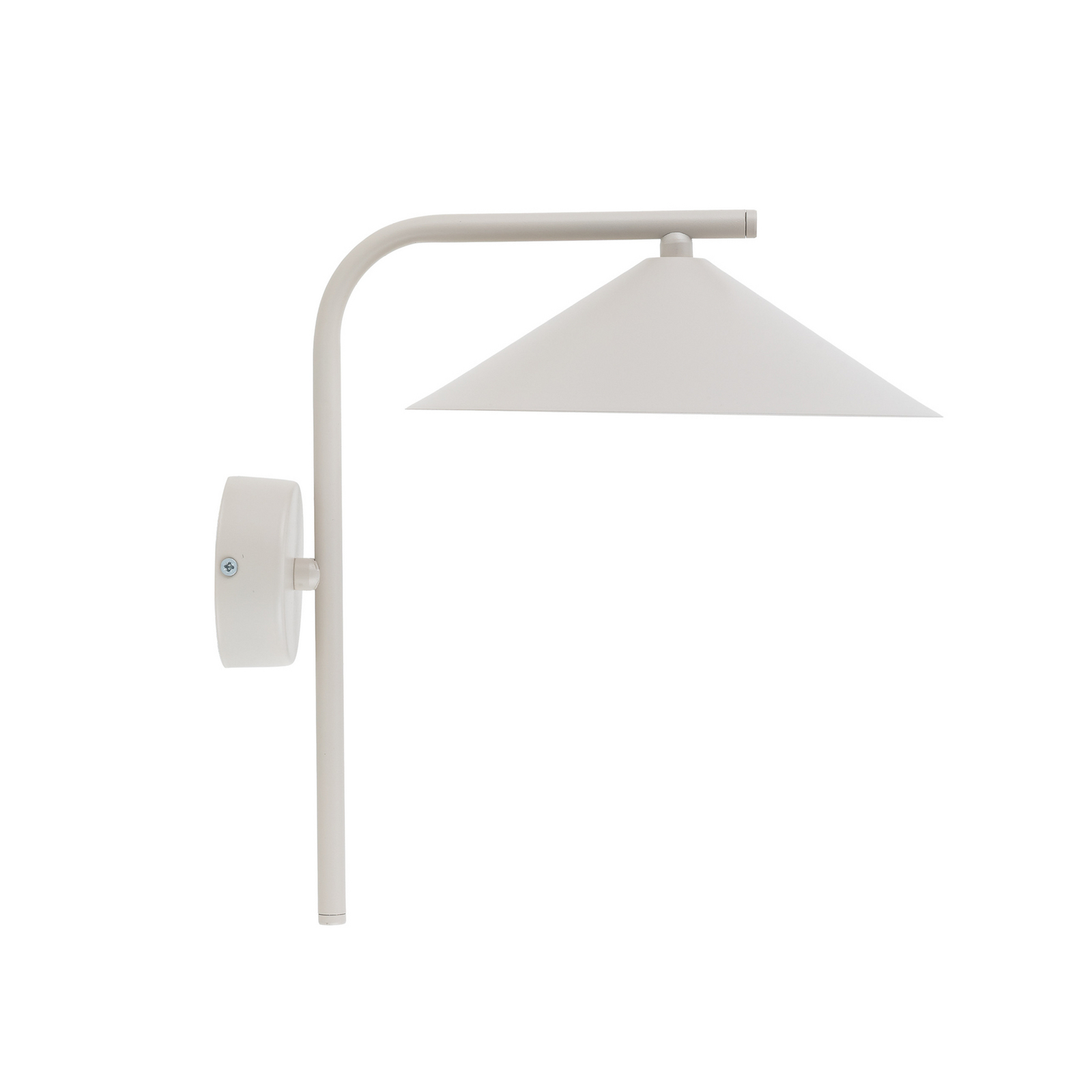 Sieninis šviestuvas „Lume S“, pilkai rusvos spalvos, metalinis, 31 cm aukščio,