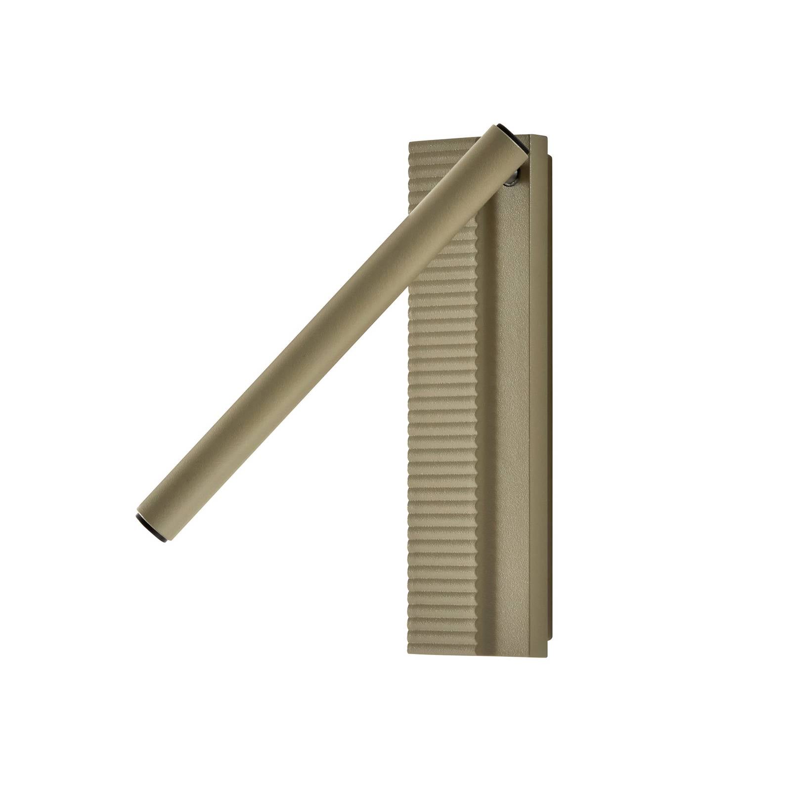Bover LED-Wandleuchte Arid A/03 olivgrün, Alu, 2.700 K