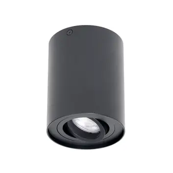 Mabel downlight, round, dark grey | Lights.co.uk