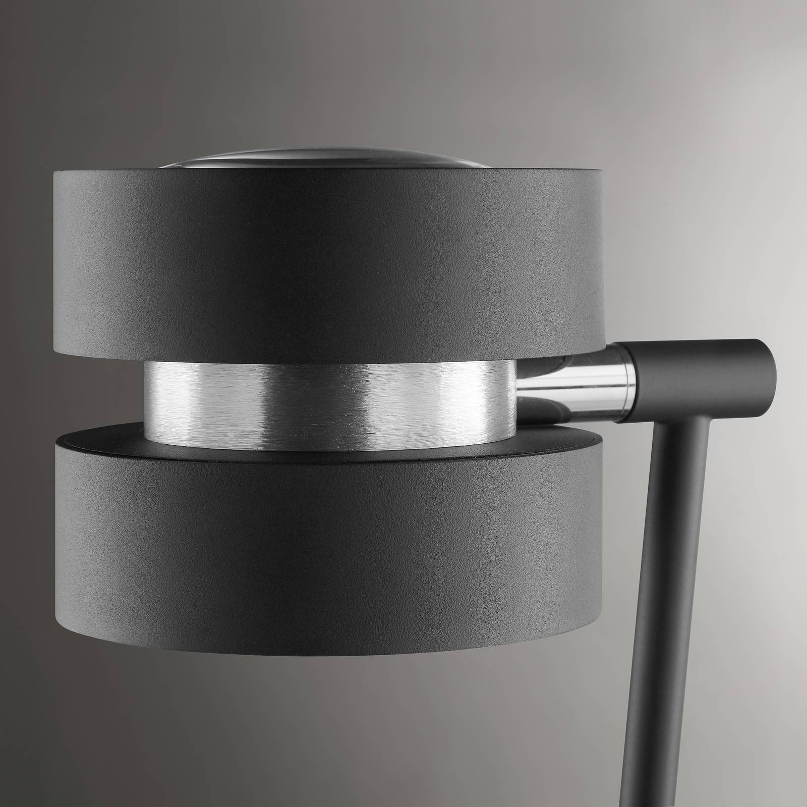 Lampa stołowa LED Glow-Sphere, wysokość 61 cm, czarna, metal