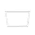 LED ceiling light Tava, white, 24x24 cm, plastic