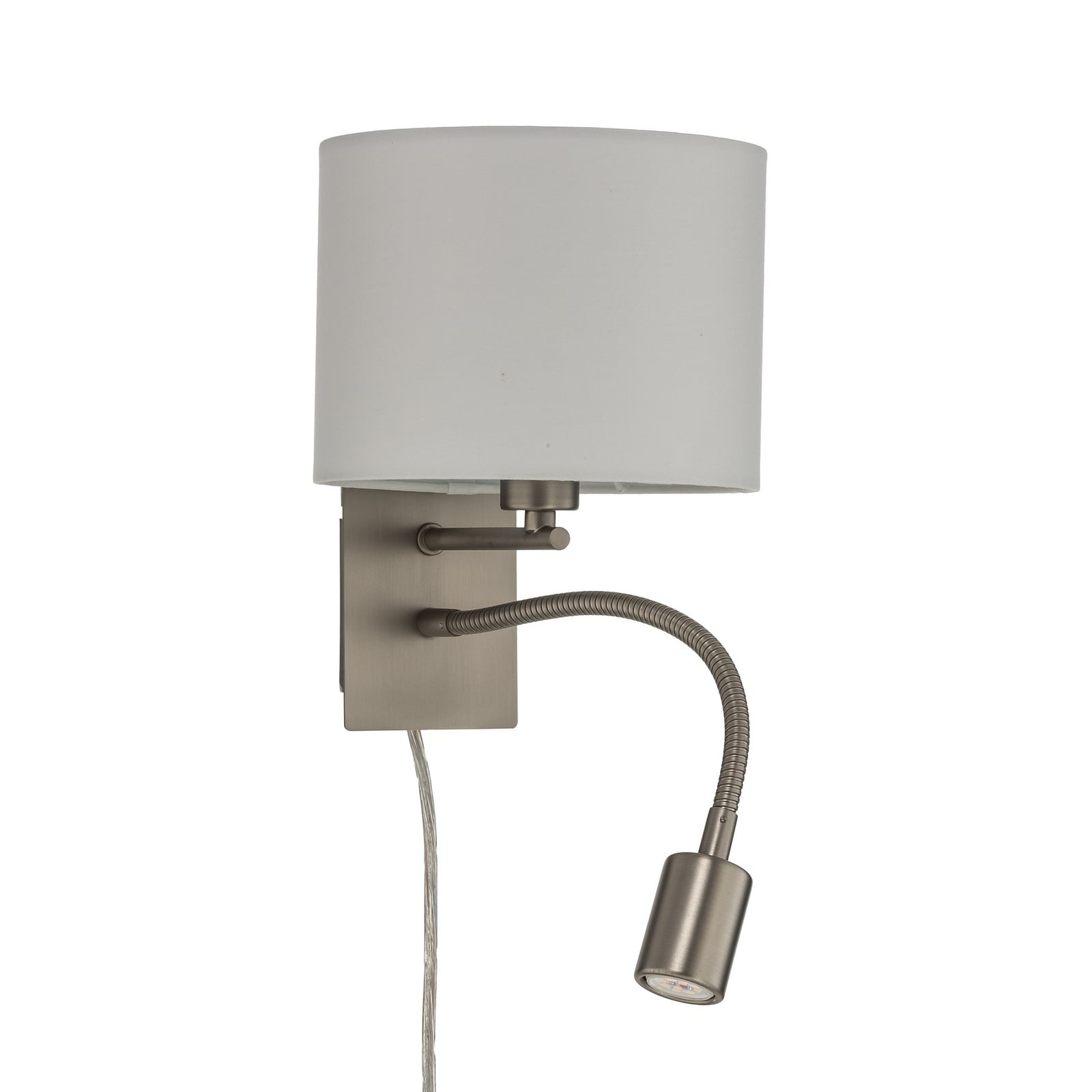 Florens Nástenné Svietidlo White/Nickel - Lindby