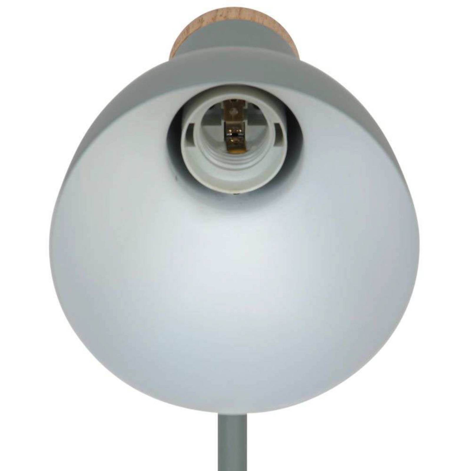 Tischleuchte Devone, staubgrün, Höhe 43 cm, Metall günstig online kaufen