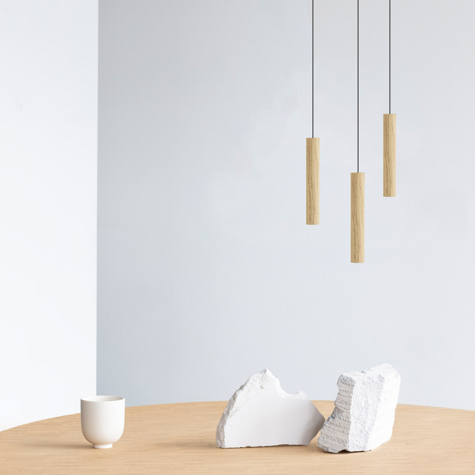 Umage Chimes Cluster 3 pendellampa i, trä från Umage