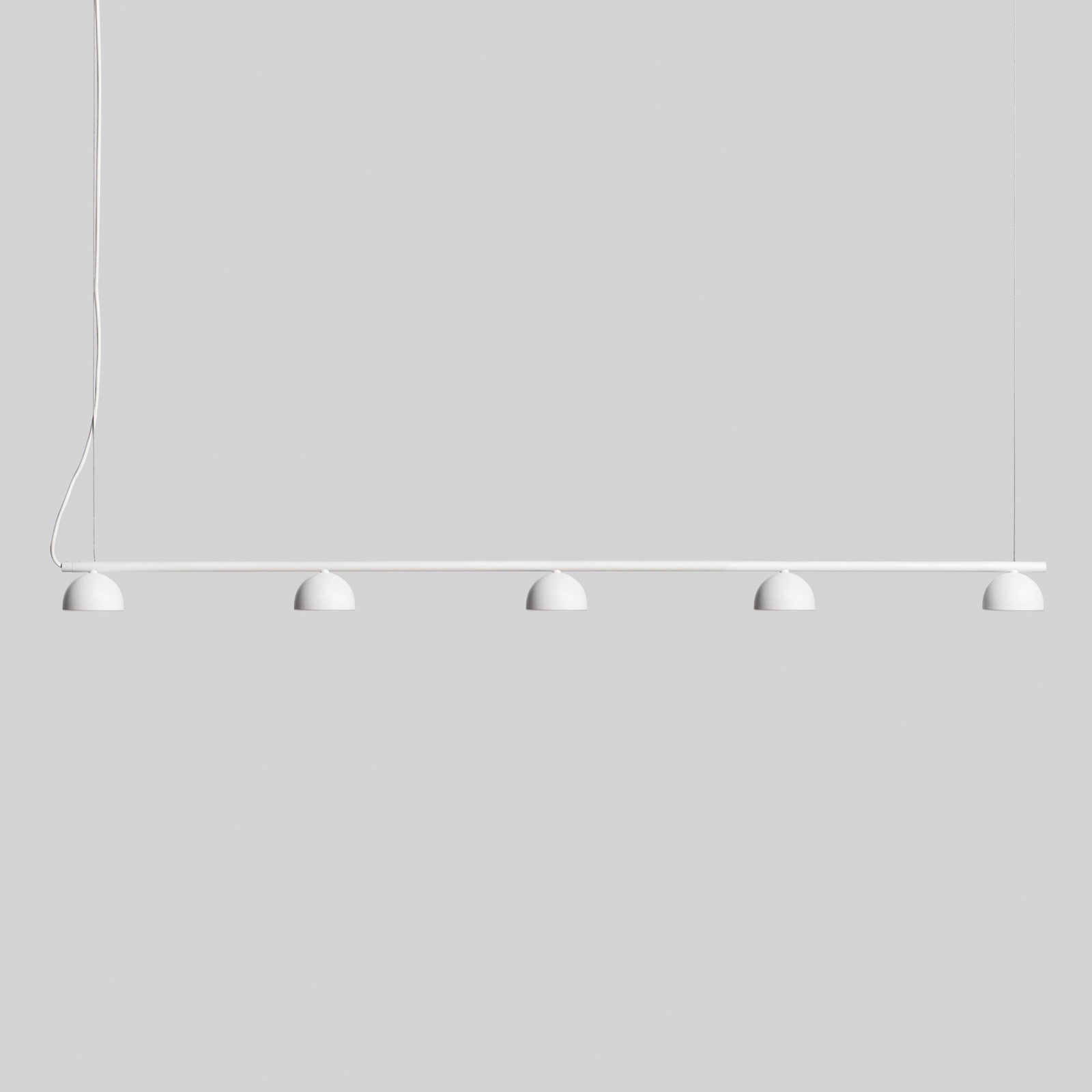 Northern Blush suspension LED, à 5 lampes, blanche