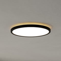 EGLO connect lámpara LED de techo Rovito-Z, negro, Ø 30 cm