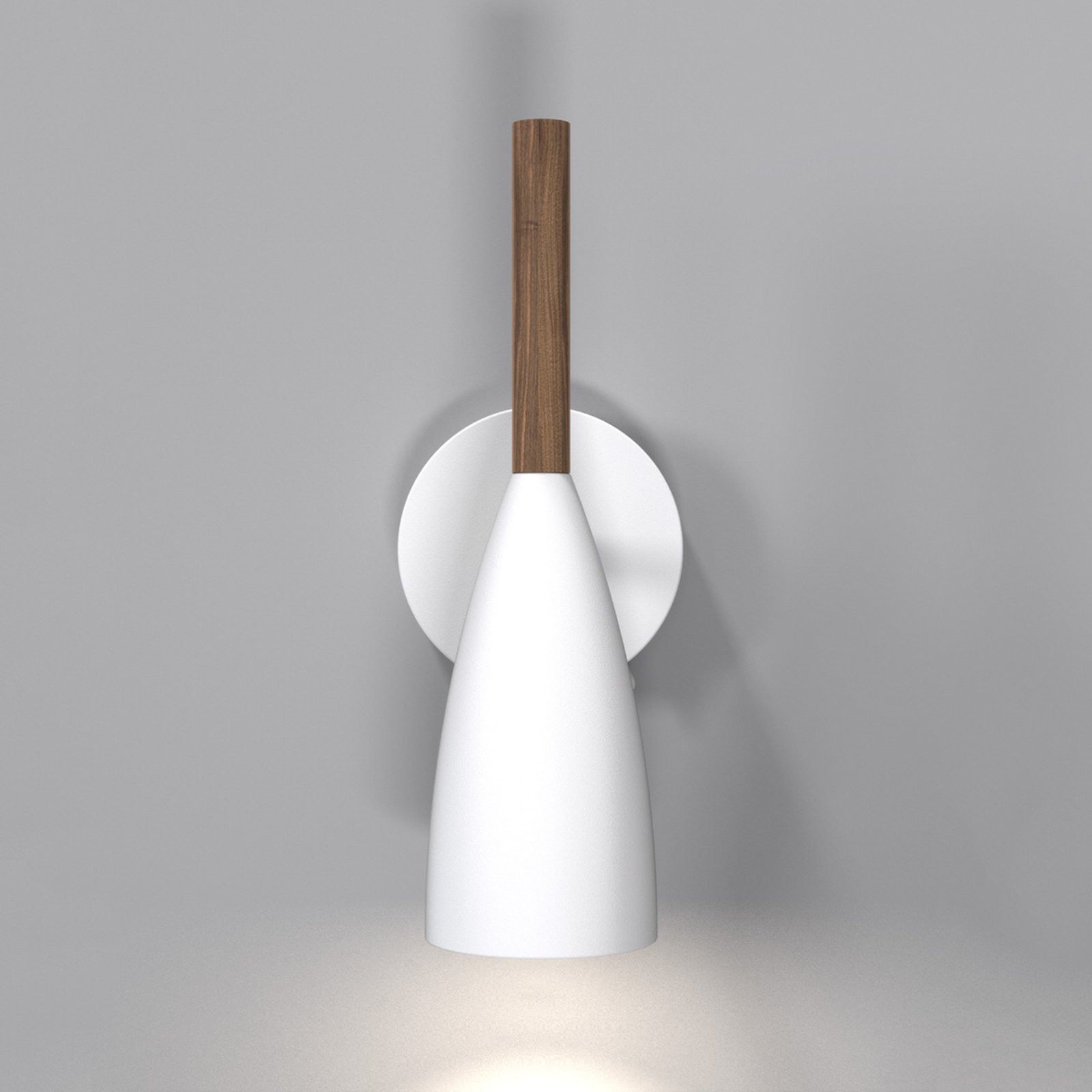 Pure Væglampe White/Walnut - DFTP