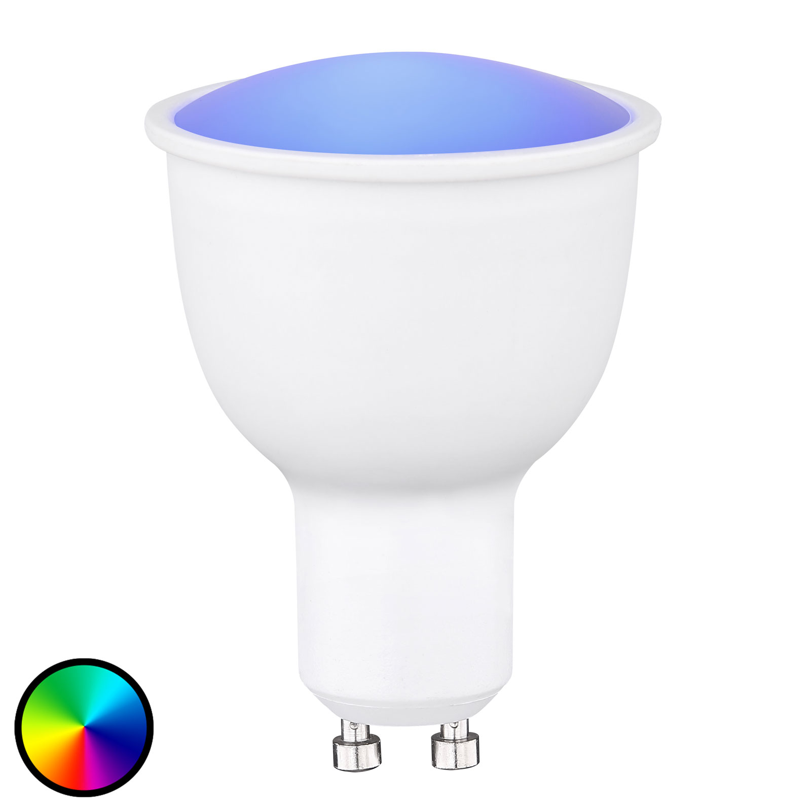 Globo Tuya-Smart reflector LED bulb GU10 4.5 W RGBW CCT, GU10, 4.5 W, energy efficiency: A+, L: 7.2 cm