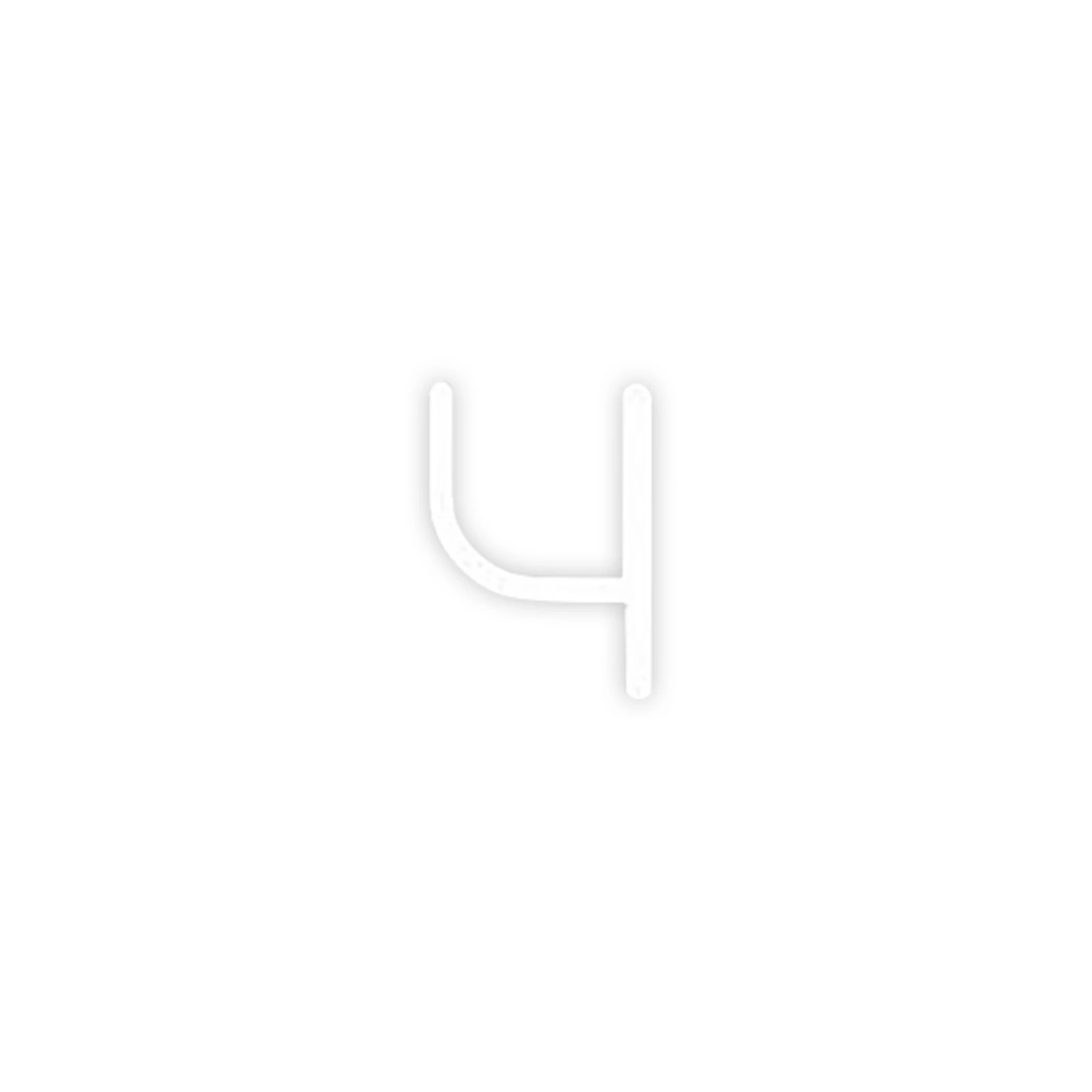 Artemide Alphabet of Light applique numero 4
