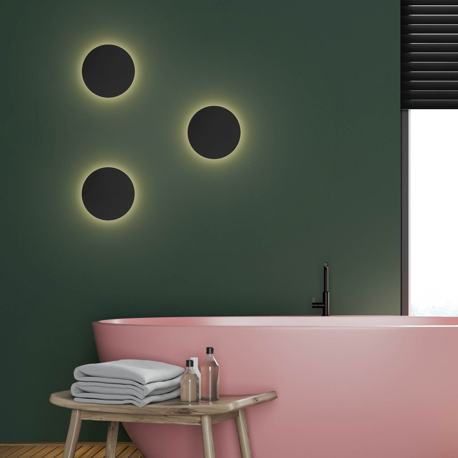 Lunia New wall light, black