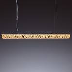 TECNOLUMEN Theia pendant light with dimmer, gold