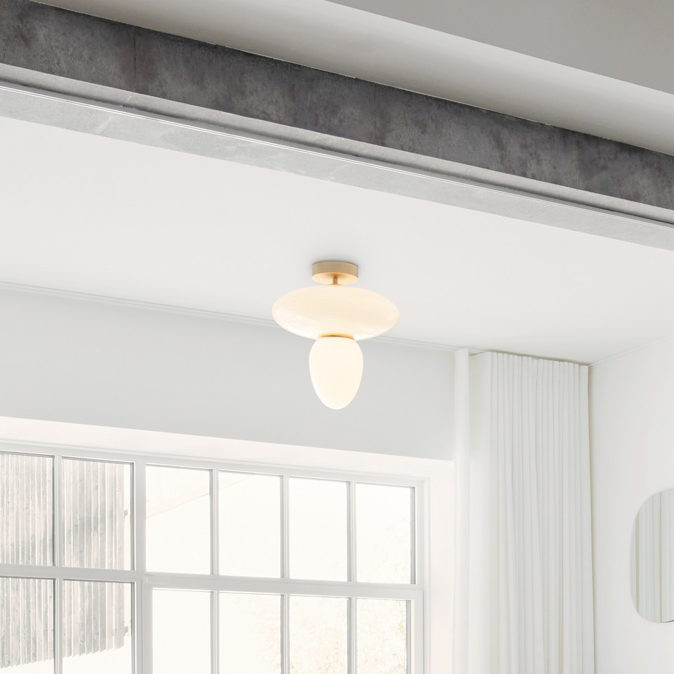 Nuura Rizzatto 42 Plafond Opal/Satin, vit från Nuura
